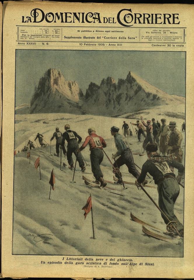 LA DOMENICA DEL CORRIERE 10 Febbraio 1935 Anno XXXVII - … | Immagine principale