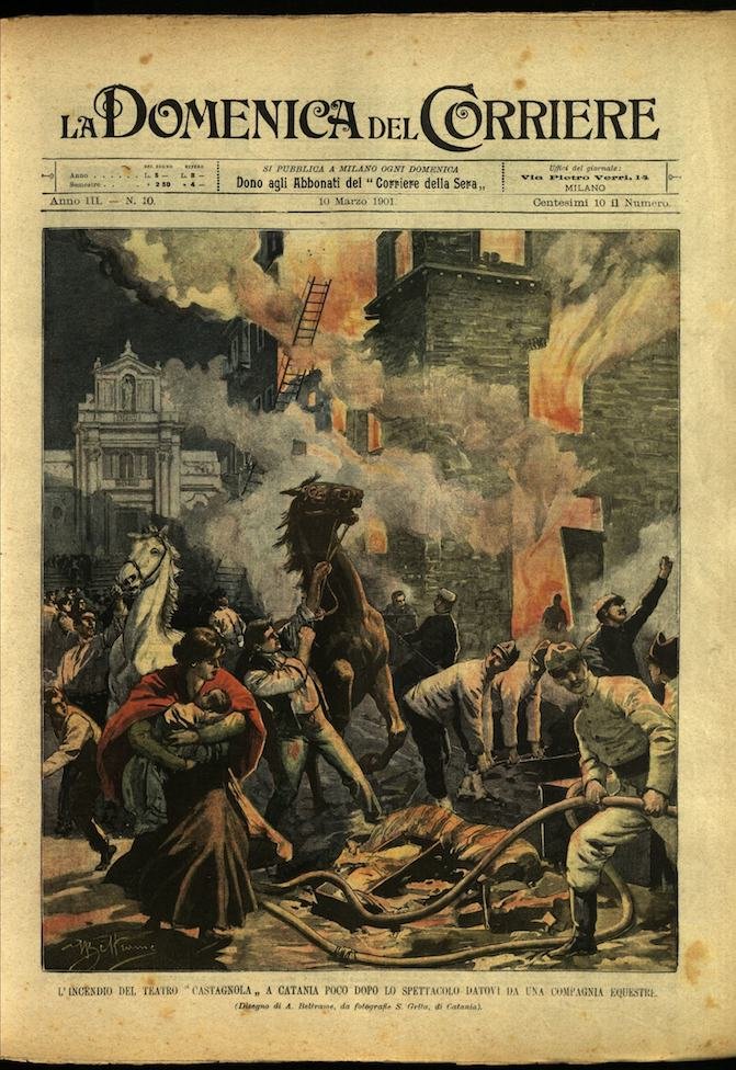 LA DOMENICA DEL CORRIERE 10 Marzo 1901 Anno III - … | Immagine principale
