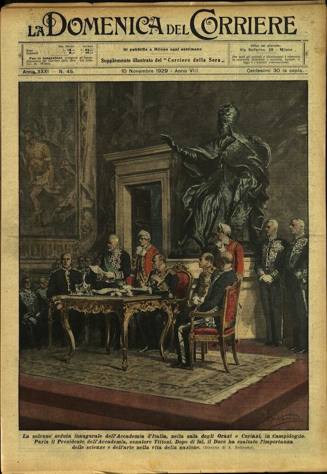 LA DOMENICA DEL CORRIERE 10 novembre 1929 Anno XXXI - … | Immagine principale