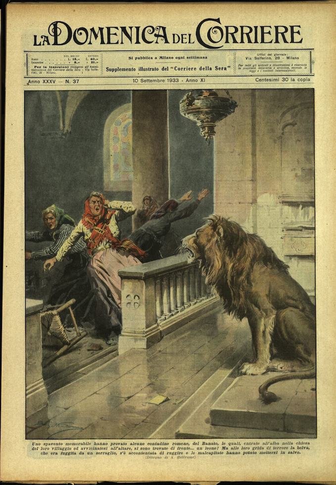 LA DOMENICA DEL CORRIERE 10 settembre 1933 Anno XXXV - … | Immagine principale