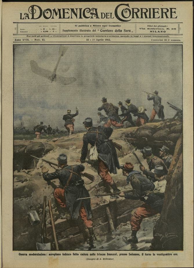 LA DOMENICA DEL CORRIERE. 11 - 18 aprile 1915. Anno …