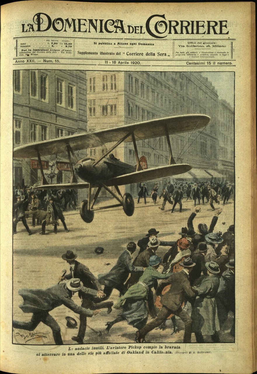 LA DOMENICA DEL CORRIERE. 11 - 18 aprile 1920. Anno …