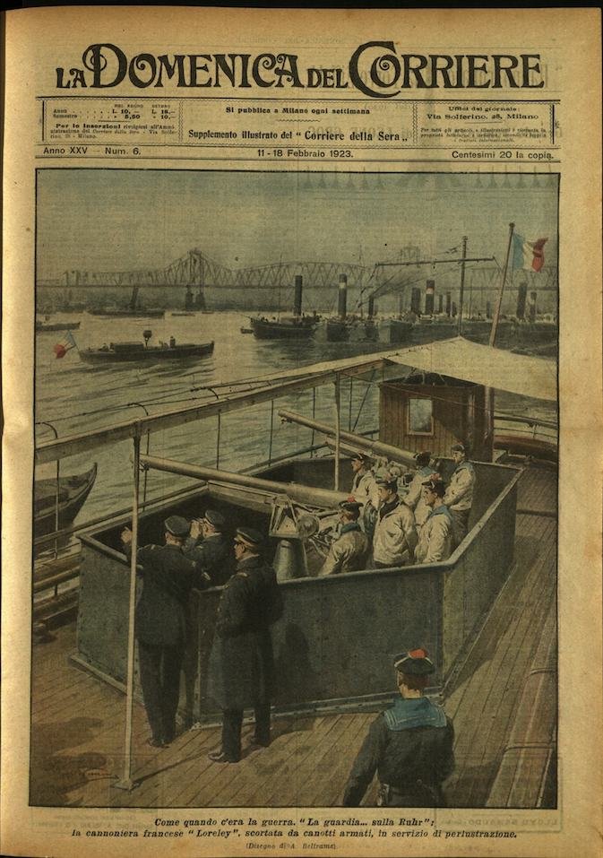 LA DOMENICA DEL CORRIERE. 11 - 18 febbraio 1923. Anno …
