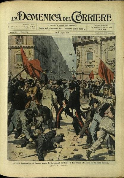 LA DOMENICA DEL CORRIERE. 11 - 18 Luglio 1909. Anno …
