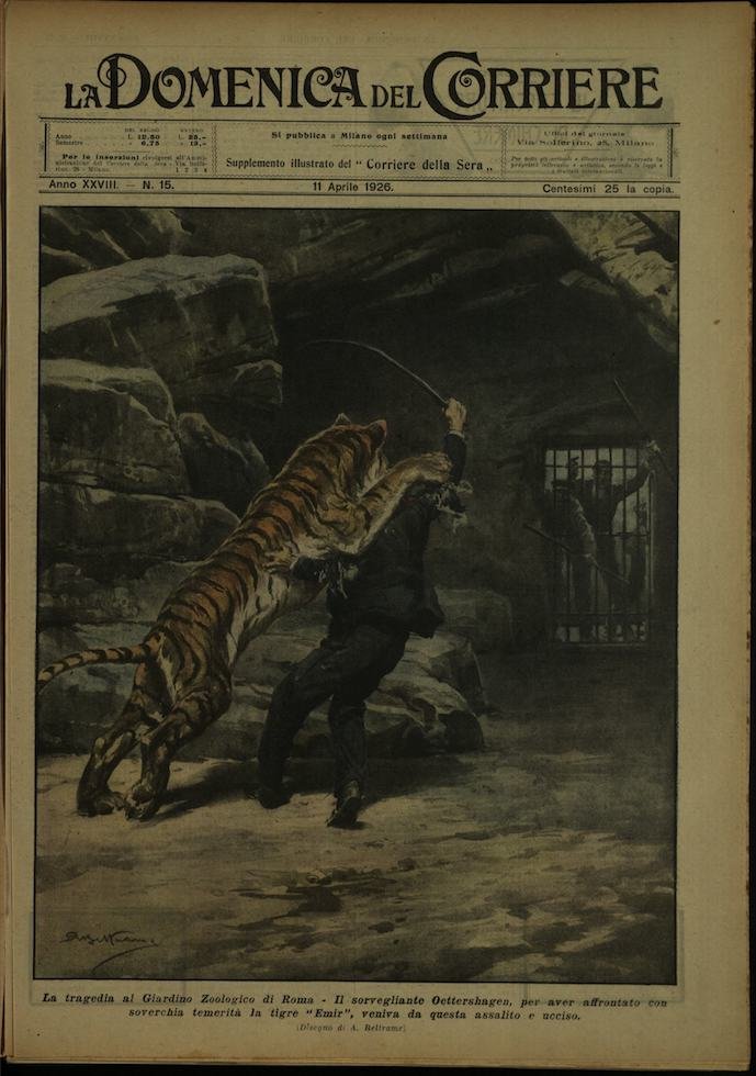 LA DOMENICA DEL CORRIERE 11 aprile 1926 Anno XXVIII - … | Immagine principale