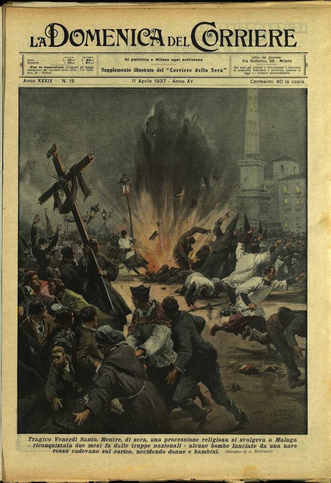 LA DOMENICA DEL CORRIERE 11 aprile 1937 Anno XXXIX - … | Immagine principale