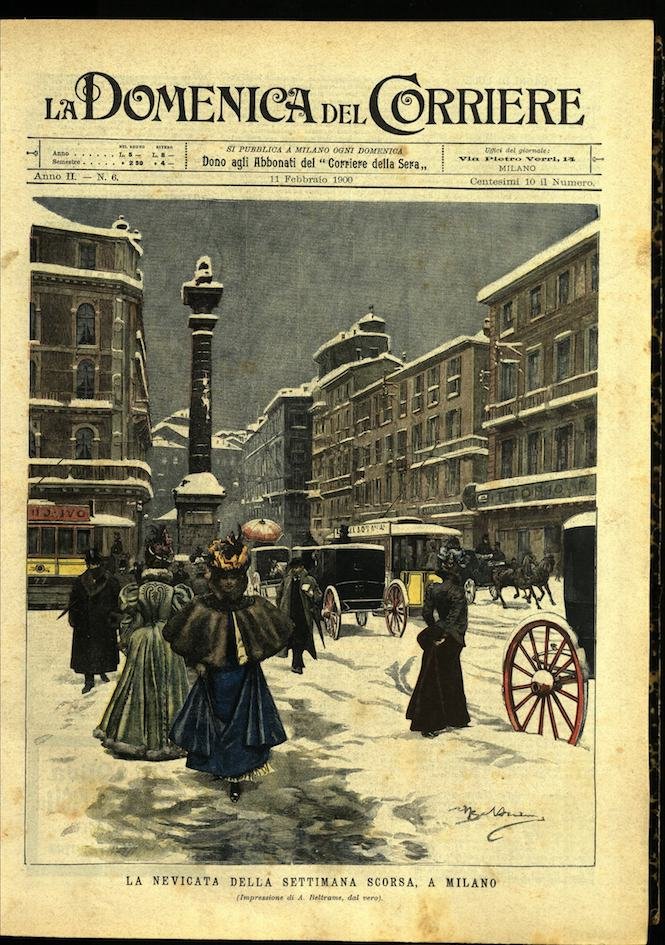 LA DOMENICA DEL CORRIERE 11 Febbraio 1900 Anno II - … | Immagine principale