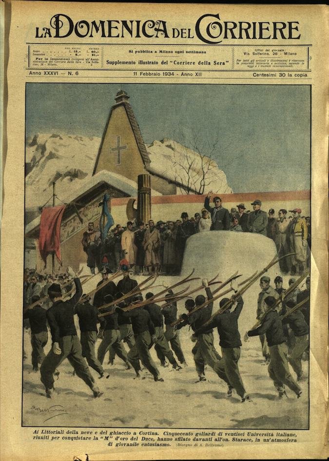 LA DOMENICA DEL CORRIERE 11 febbraio 1934 Anno XXXVI - … | Immagine principale