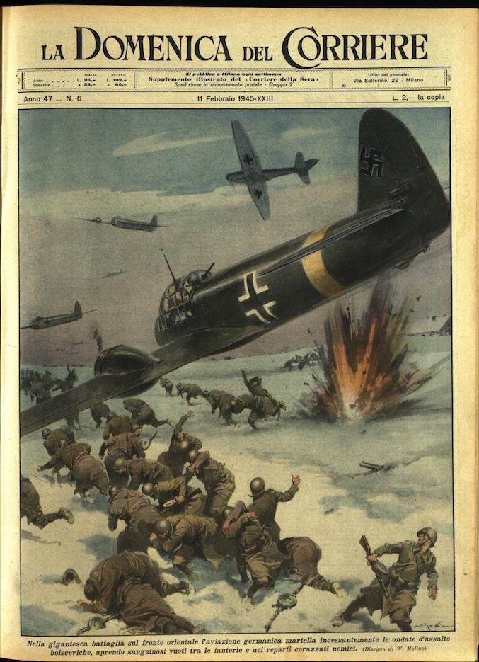 LA DOMENICA DEL CORRIERE. 11 Febbraio 1945. Anno XLVII - …