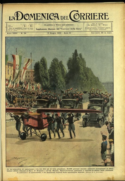 LA DOMENICA DEL CORRIERE 11 giugno 1933 Anno XXXV - … | Immagine Gallery 1