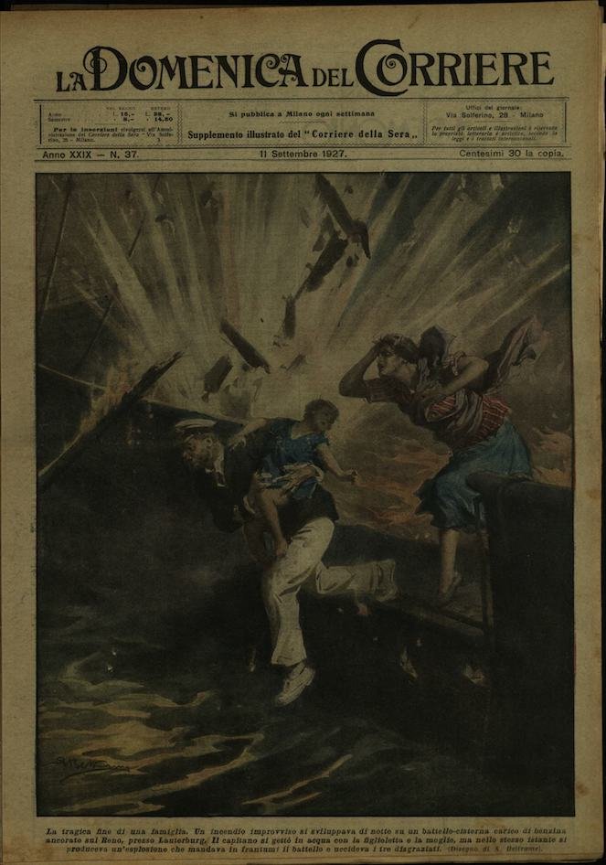 LA DOMENICA DEL CORRIERE 11 settembre 1927 Anno XXIX - … | Immagine principale