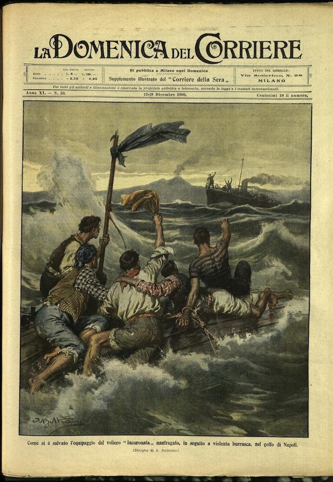 LA DOMENICA DEL CORRIERE 12 - 19 Dicembre 1909 Anno … | Immagine principale