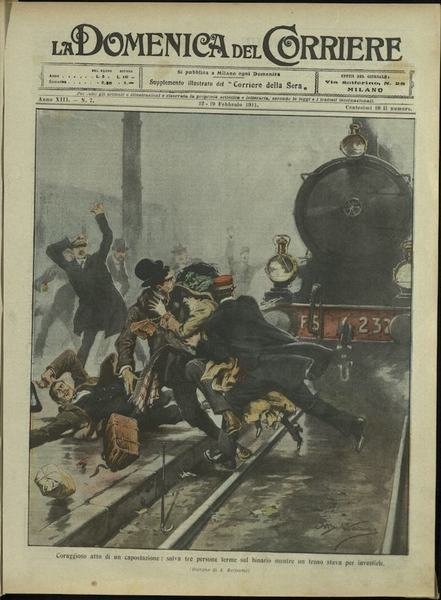 LA DOMENICA DEL CORRIERE. 12 - 19 Febbraio 1911. Anno …