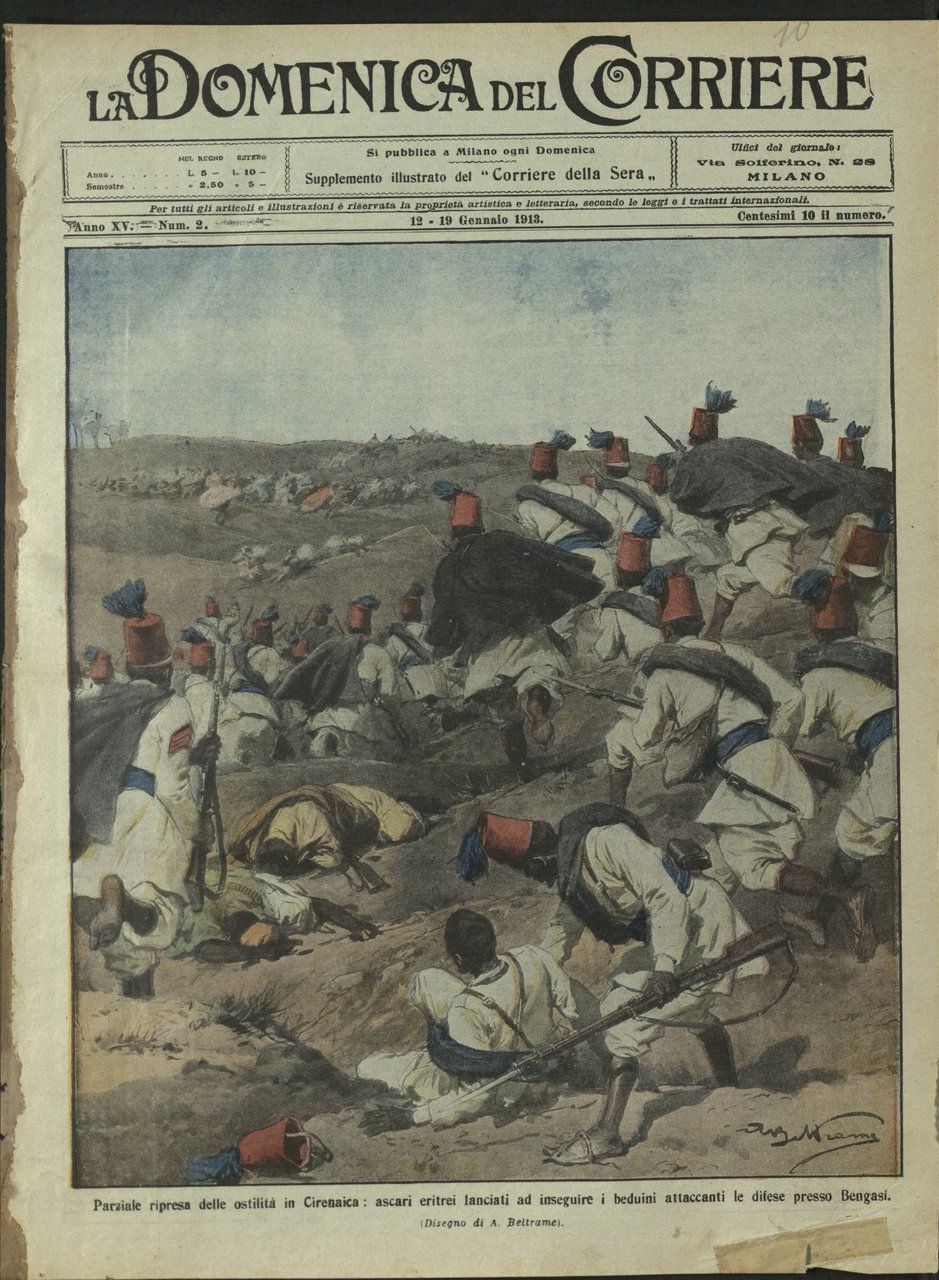 LA DOMENICA DEL CORRIERE. 12 - 19 Gennaio 1913. Anno …