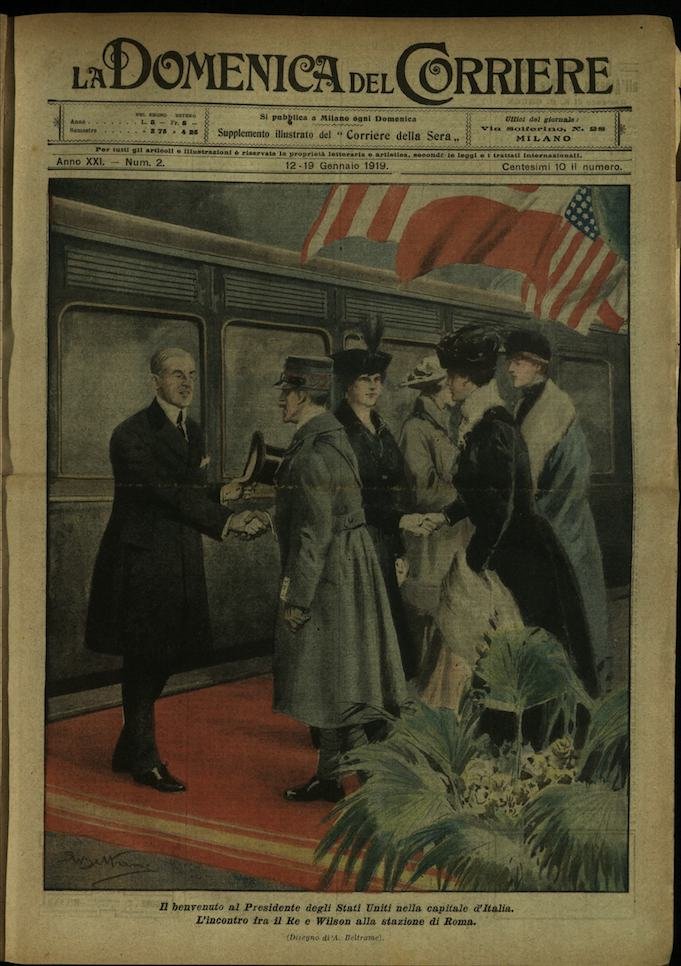 LA DOMENICA DEL CORRIERE. 12 - 19 gennaio 1919. Anno …