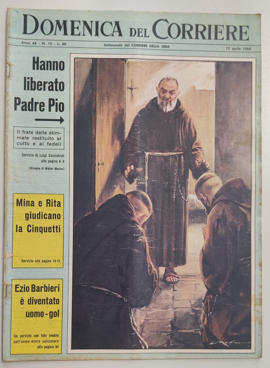 LA DOMENICA DEL CORRIERE 12 Aprile 1964 Anno 66 - … | Immagine principale