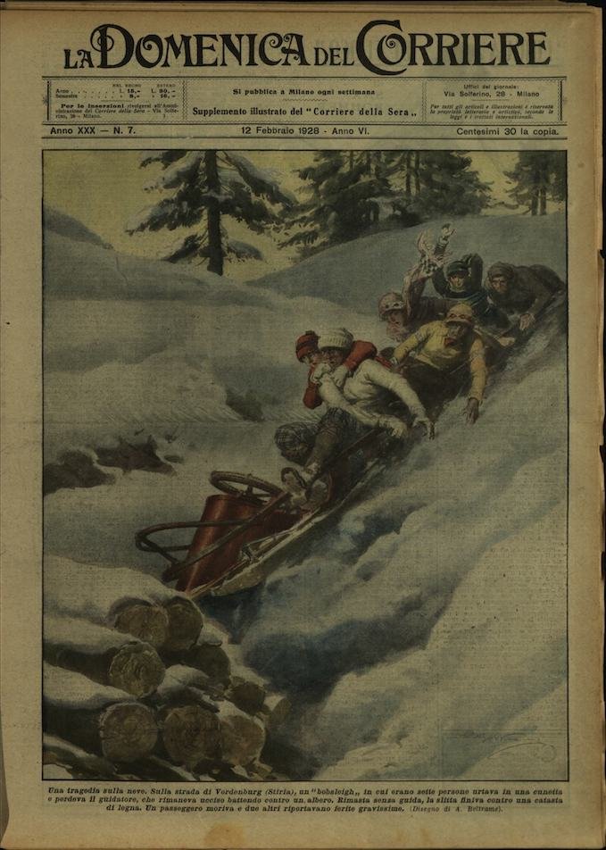 LA DOMENICA DEL CORRIERE 12 Febbraio 1928 Anno XXX - … | Immagine principale