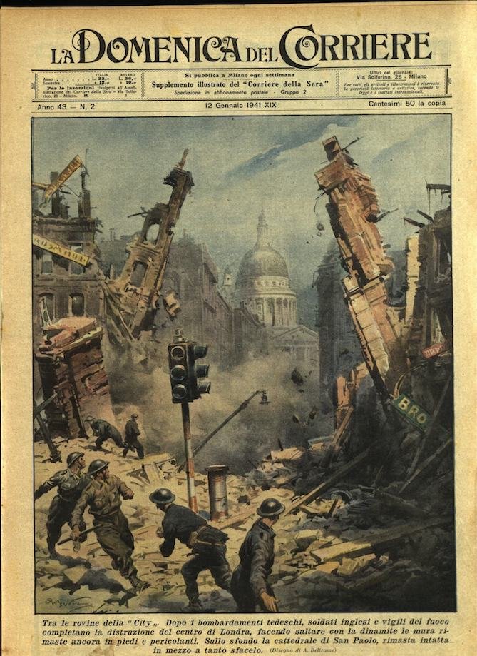 LA DOMENICA DEL CORRIERE 12 gennaio 1941 Anno XLIII - … | Immagine principale