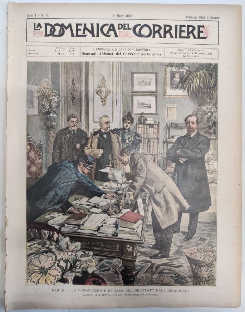 LA DOMENICA DEL CORRIERE 12 marzo 1899 Anno I - … | Immagine principale