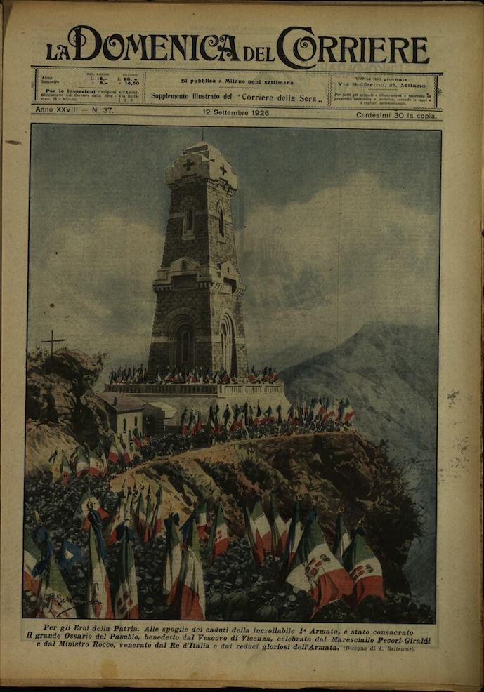 LA DOMENICA DEL CORRIERE 12 settembre 1926 Anno XXVIII - … | Immagine principale