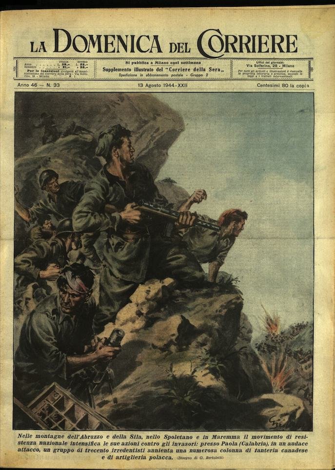 LA DOMENICA DEL CORRIERE. 13 agosto 1944. Anno XLVI - …
