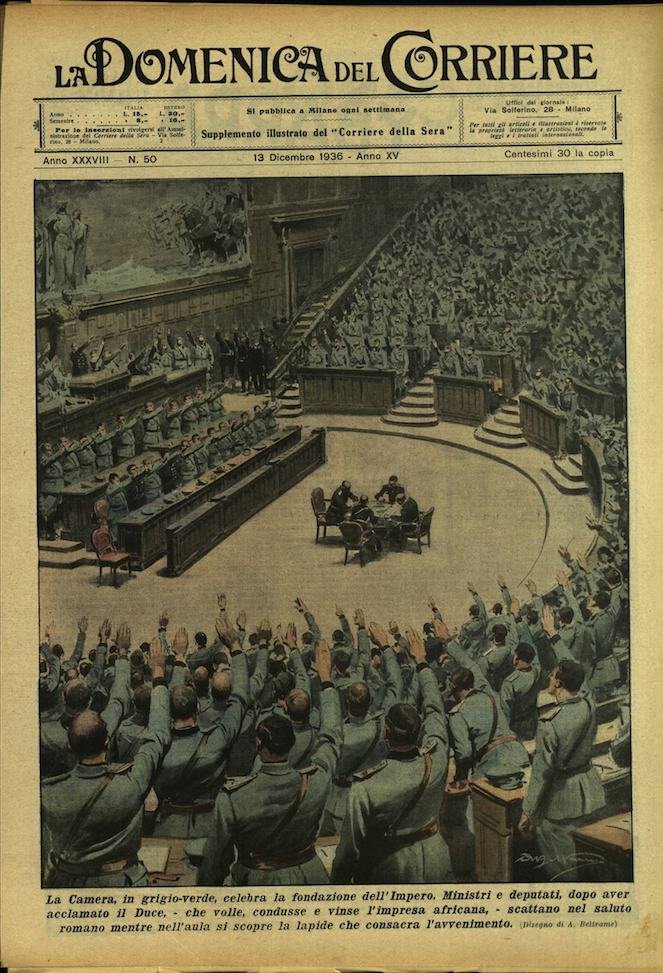 LA DOMENICA DEL CORRIERE 13 Dicembre 1936 Anno XXXVIII - … | Immagine principale