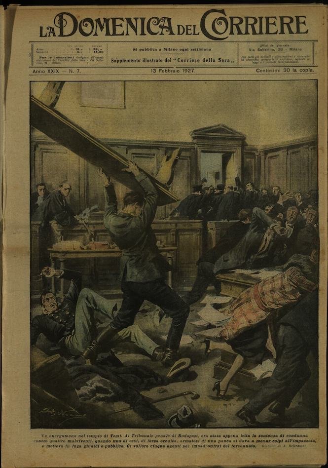 LA DOMENICA DEL CORRIERE 13 febbraio 1927 Anno XXIX - … | Immagine principale