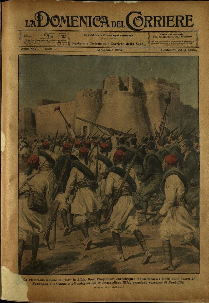 LA DOMENICA DEL CORRIERE. 13 Gennaio 1924. Anno XXVI - …