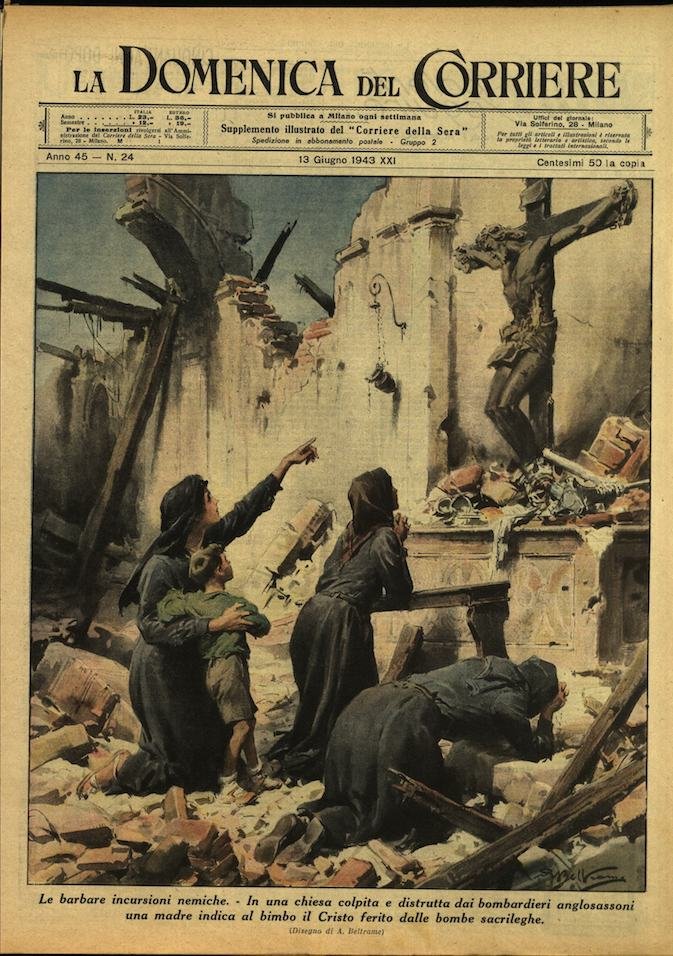 LA DOMENICA DEL CORRIERE. 13 giugno 1943. Anno XLV - …