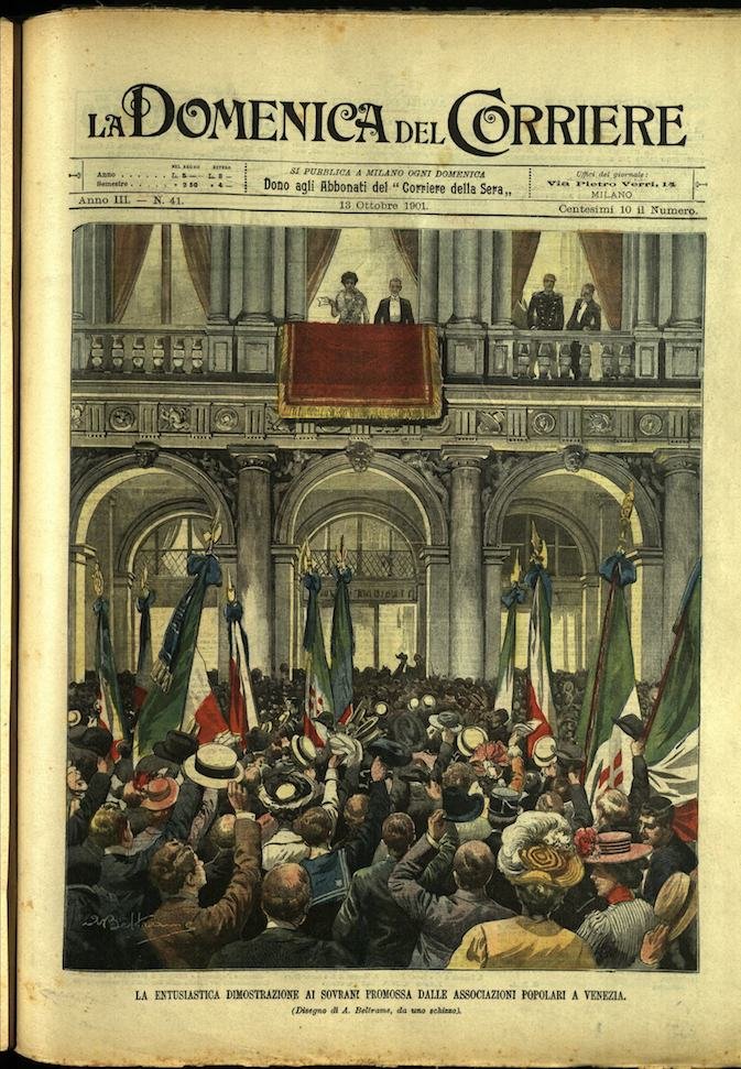 LA DOMENICA DEL CORRIERE 13 Ottobre 1901 Anno III - … | Immagine principale