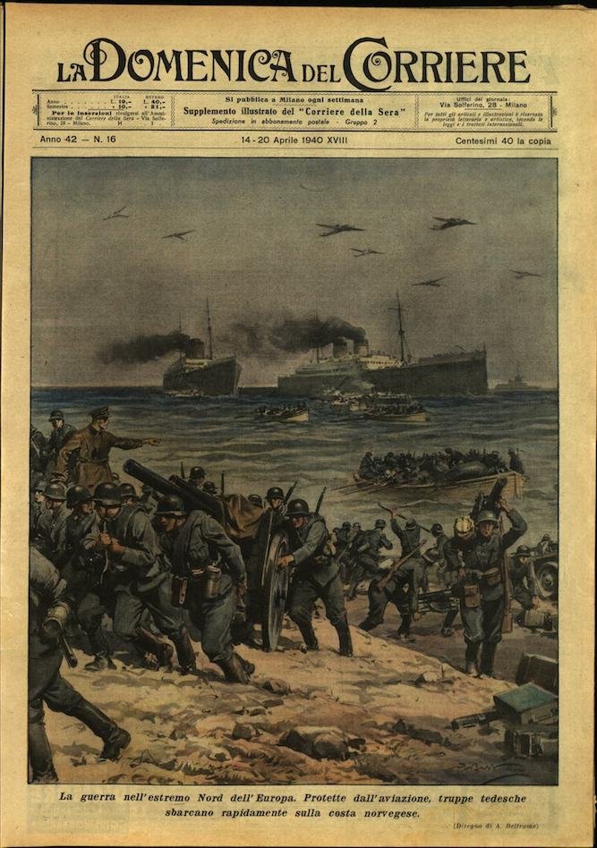 LA DOMENICA DEL CORRIERE 14 - 20 aprile 1940 Anno … | Immagine principale