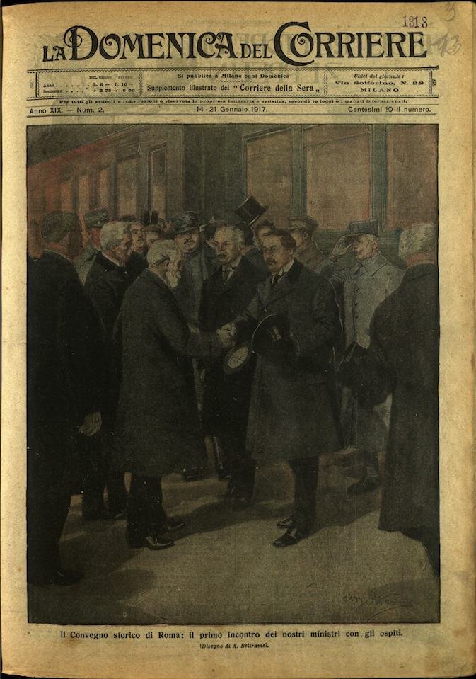 LA DOMENICA DEL CORRIERE. 14 - 21 gennaio 1917. Anno …