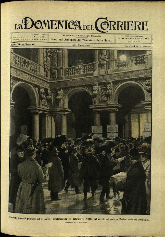 LA DOMENICA DEL CORRIERE 14 - 21 Marzo 1909 Anno … | Immagine principale