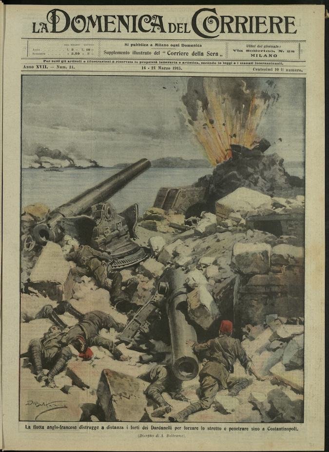 LA DOMENICA DEL CORRIERE. 14 - 21 marzo 1915. Anno …