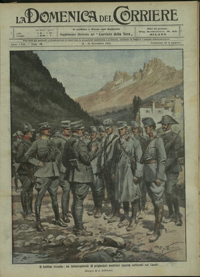 LA DOMENICA DEL CORRIERE. 14 - 21 novembre 1915. Anno …