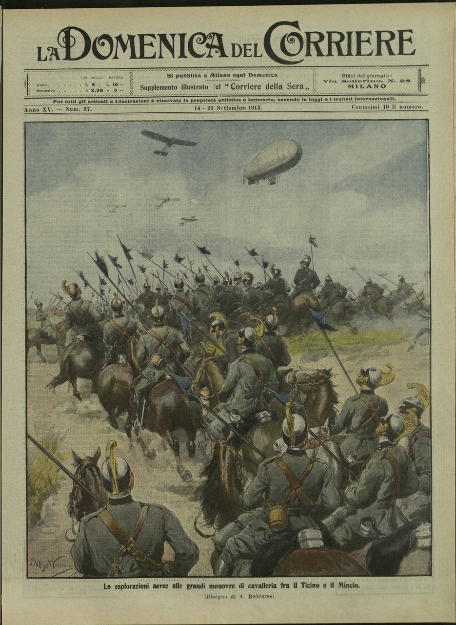 LA DOMENICA DEL CORRIERE 14 - 21 Settembre 1913 Anno … | Immagine principale