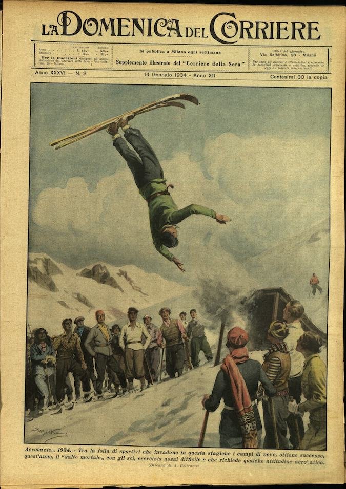 LA DOMENICA DEL CORRIERE 14 Gennaio 1934 Anno XXXVI - … | Immagine principale