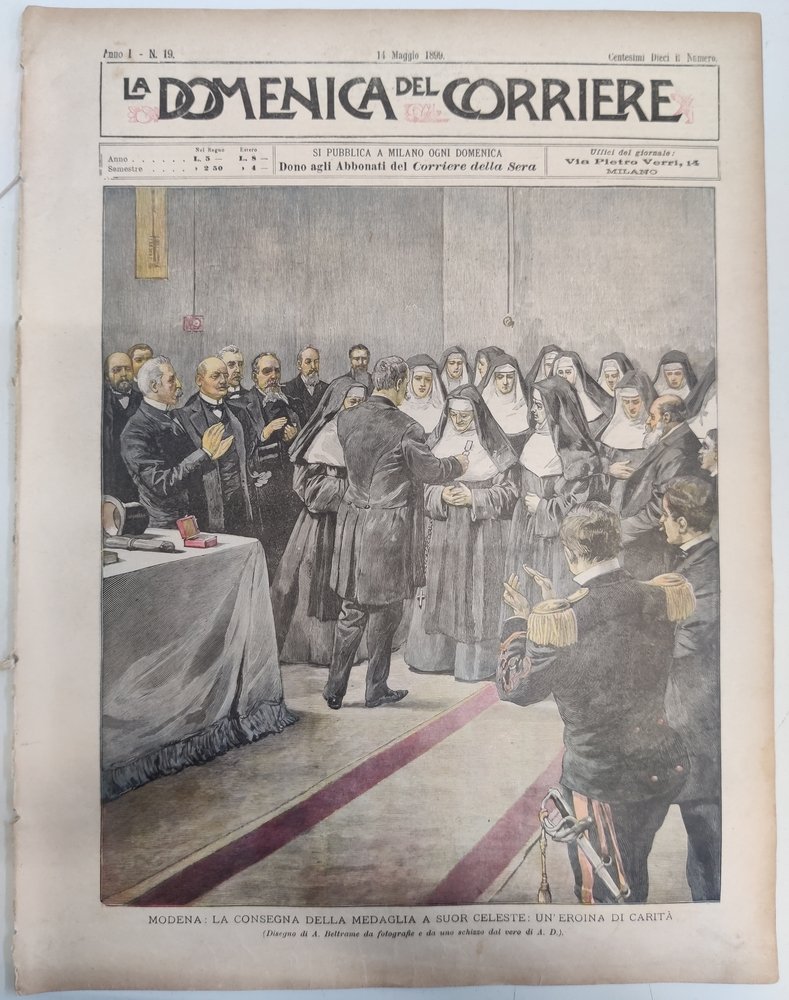 LA DOMENICA DEL CORRIERE 14 Maggio 1899 Anno I - … | Immagine principale