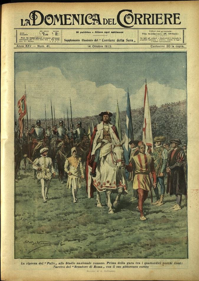 LA DOMENICA DEL CORRIERE. 14 ottobre 1923. Anno XXV - …