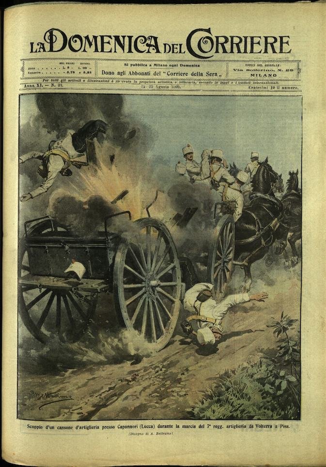 LA DOMENICA DEL CORRIERE 15 - 22 Agosto 1909 Anno … | Immagine principale