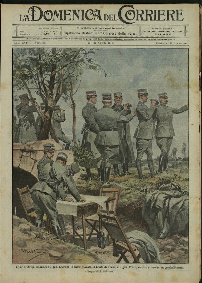 LA DOMENICA DEL CORRIERE. 15 - 22 Agosto 1915. Anno …