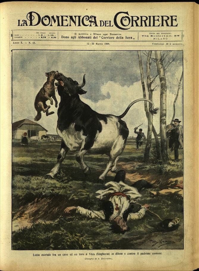 LA DOMENICA DEL CORRIERE. 15 - 22 Marzo 1908. Anno …