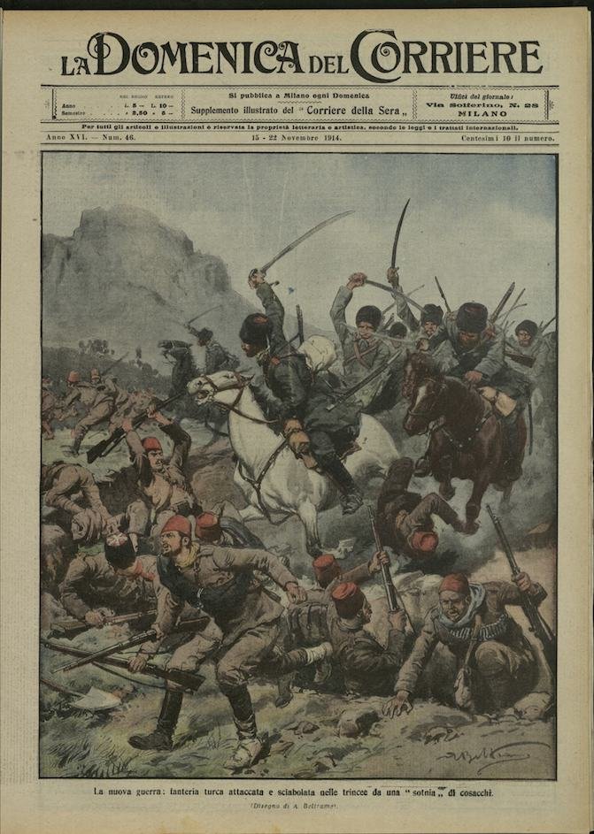 LA DOMENICA DEL CORRIERE. 15 - 22 Novembre 1914. Anno …