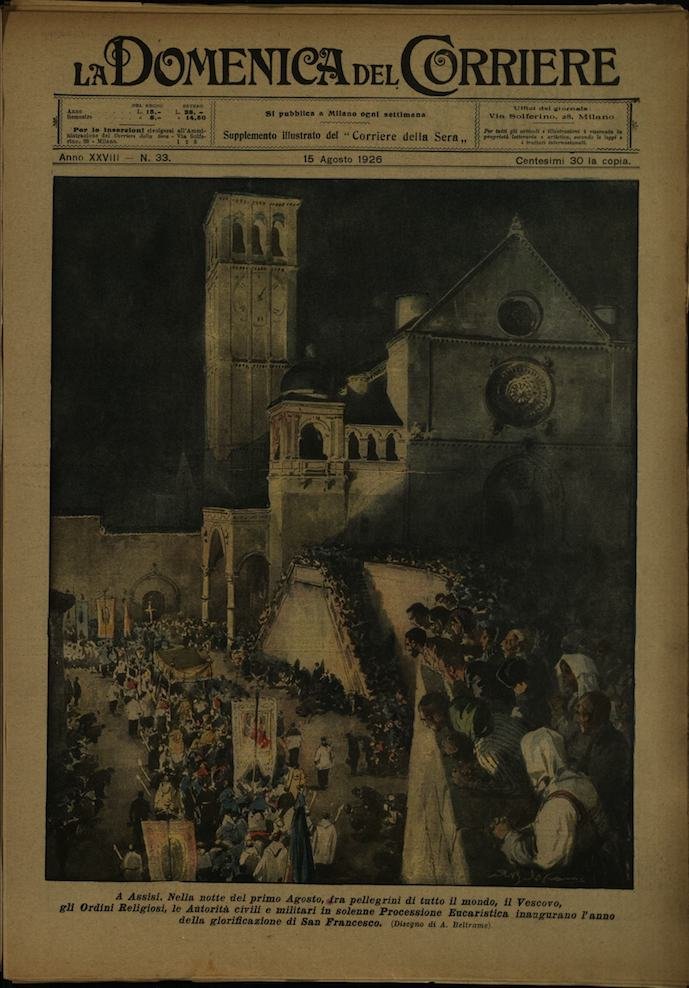 LA DOMENICA DEL CORRIERE 15 agosto 1926 Anno XXVIII - … | Immagine principale
