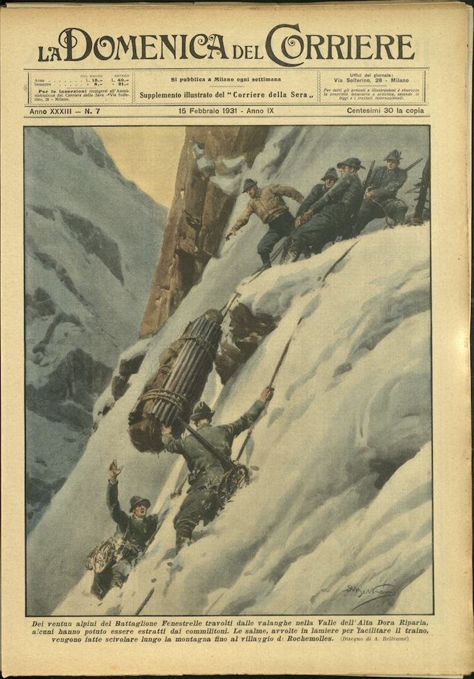 LA DOMENICA DEL CORRIERE 15 Febbraio 1931 Anno XXXIII - … | Immagine principale