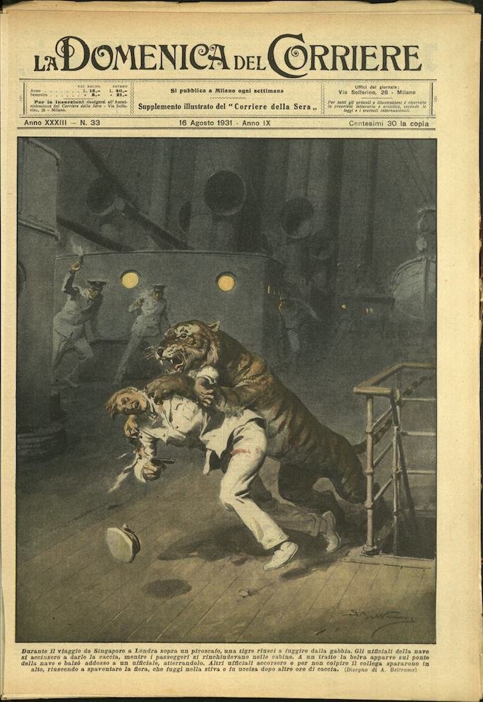 LA DOMENICA DEL CORRIERE 16 agosto 1931 Anno XXXIII - … | Immagine principale