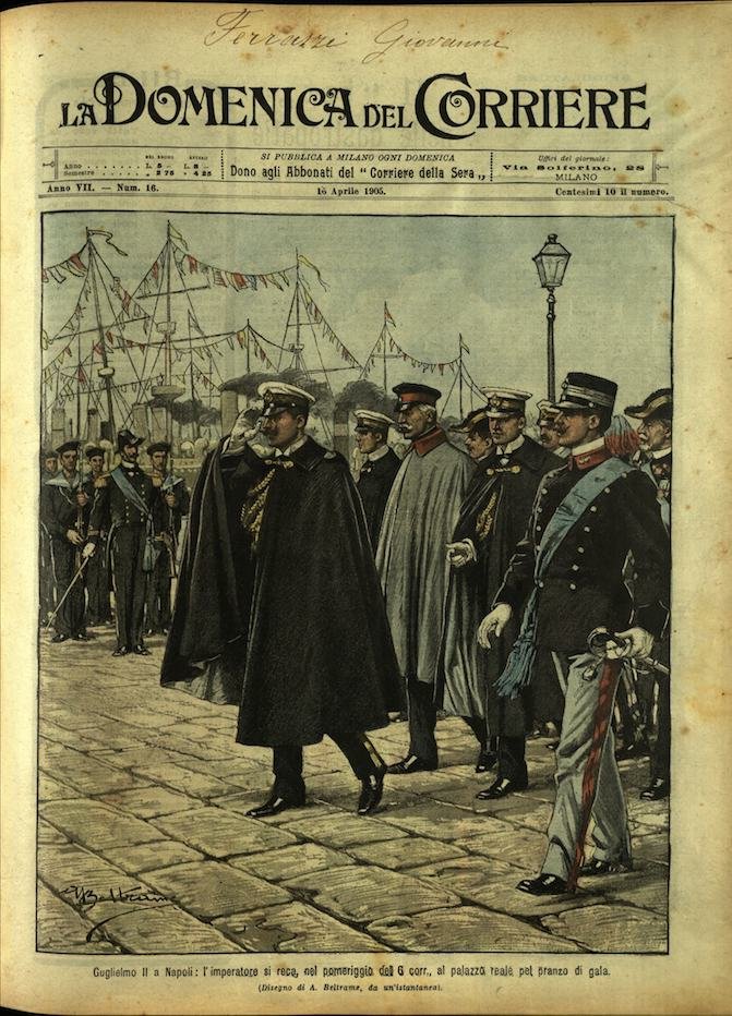 LA DOMENICA DEL CORRIERE. 16 Aprile 1905. Anno VII - …