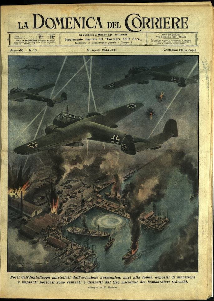 LA DOMENICA DEL CORRIERE 16 aprile 1944 Anno XLVI - … | Immagine principale