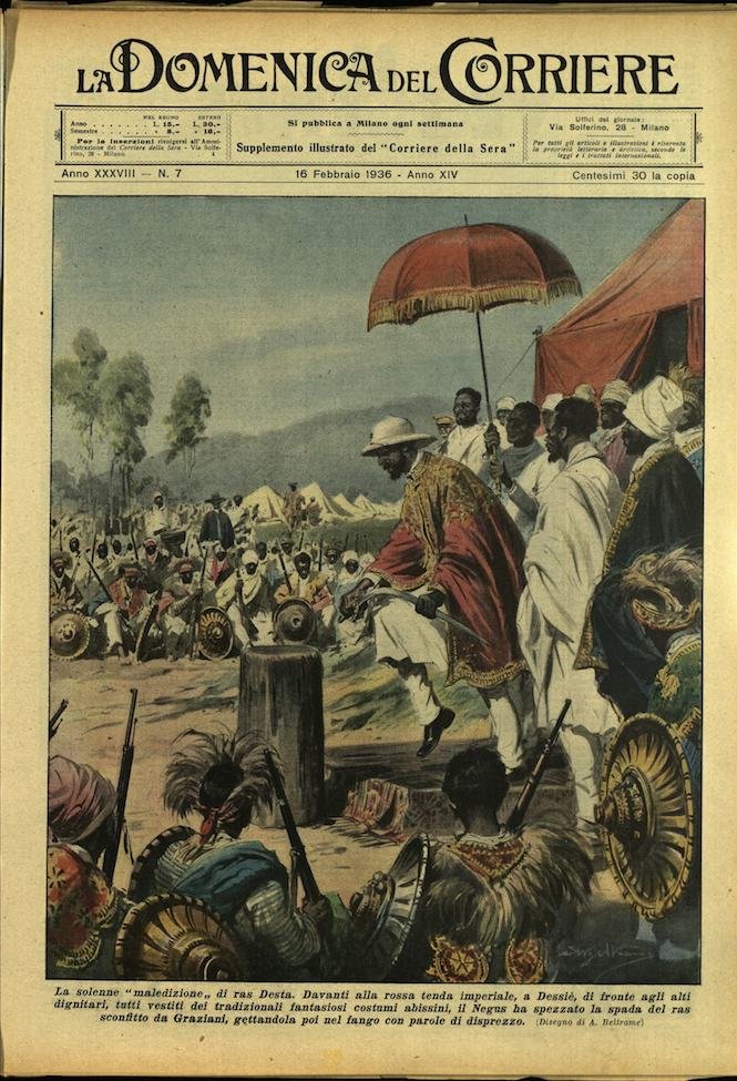 LA DOMENICA DEL CORRIERE 16 Febbraio 1936 Anno XXXVIII - … | Immagine principale