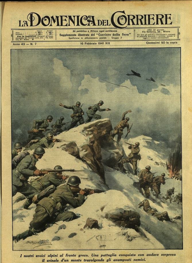 LA DOMENICA DEL CORRIERE 16 Febbraio 1941 Anno XLIII - … | Immagine principale